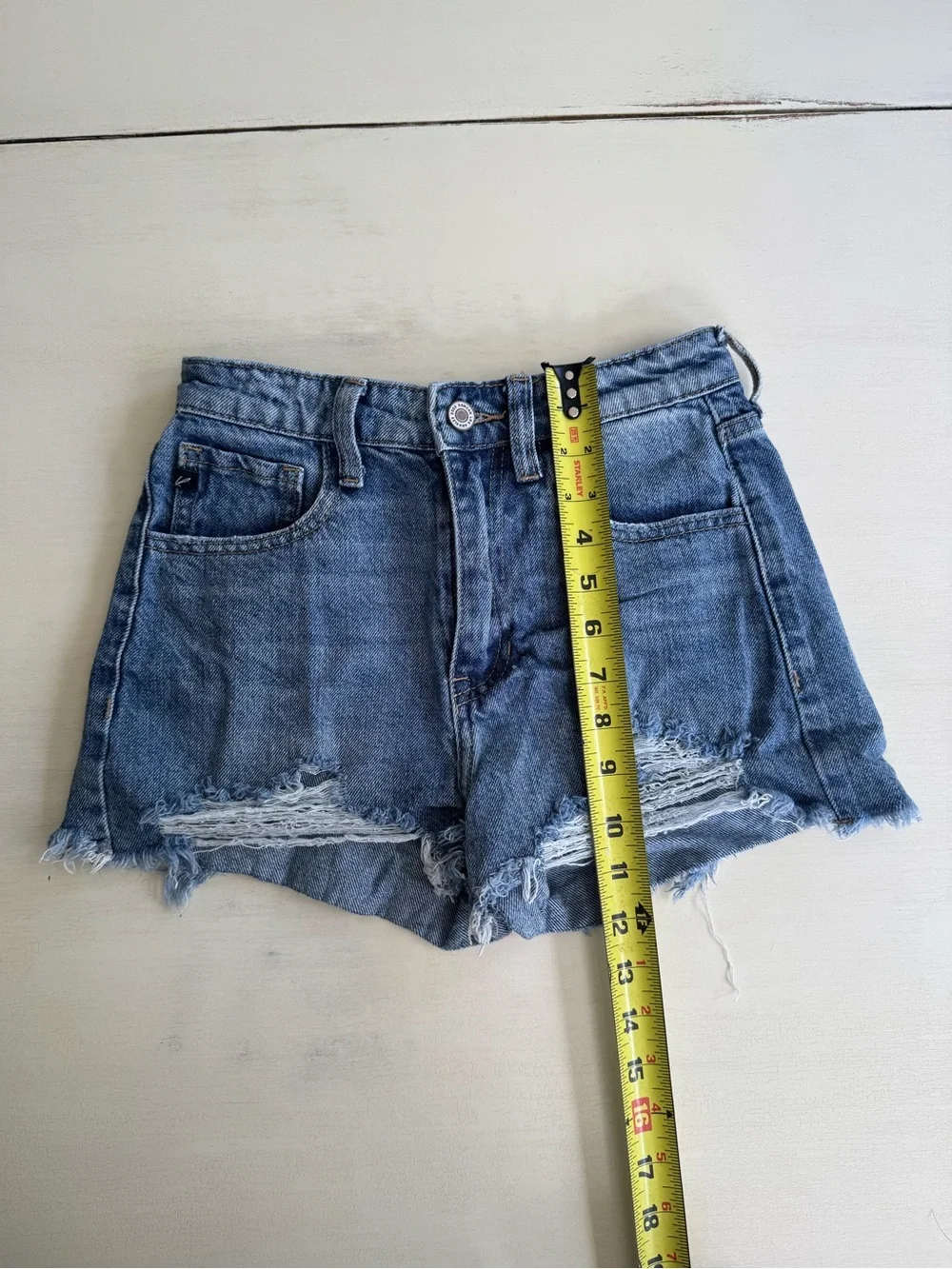 Blue Denim Shorts